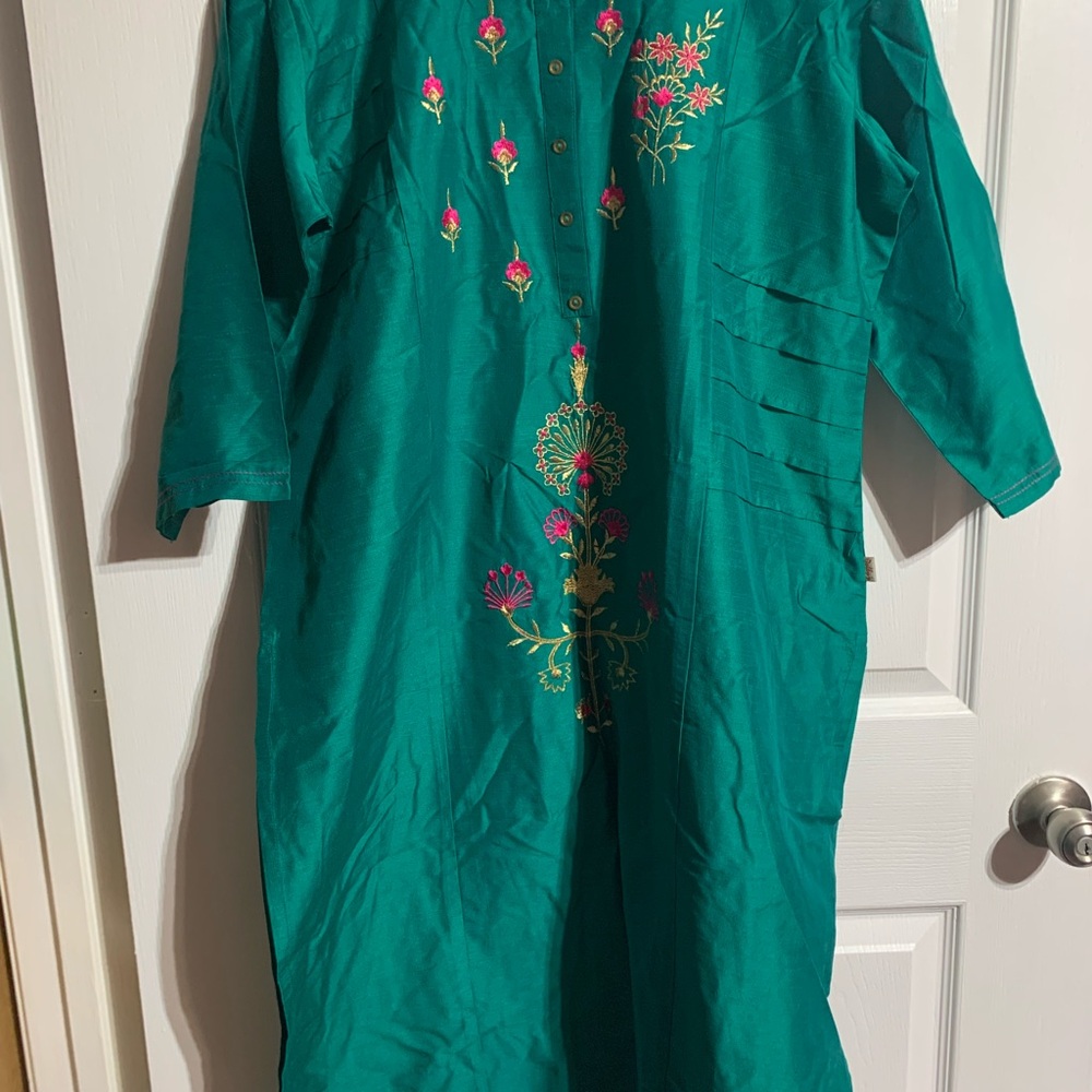 Dolly's Vibrant Teal Kurta